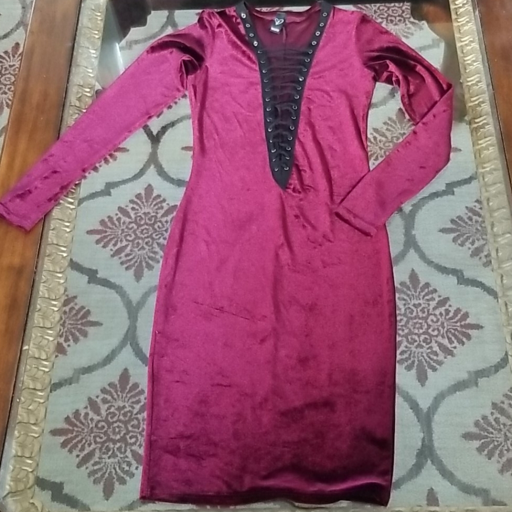 Windsor Bodycon Burgundy